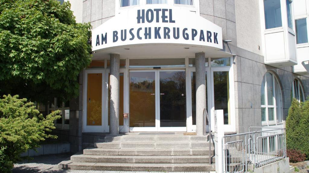 Hotel Am Buschkrugpark Berlín Exterior foto